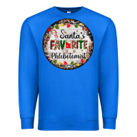 True Royal christmas santas favorite phlebotomist light Premium Sweatshirt - AdoDesignShop