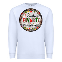 White christmas santas favorite phlebotomist light Premium Sweatshirt - AdoDesignShop