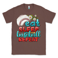 Chestnut eat sleep baseball repeat Classic Tee - texasbilliewilder
