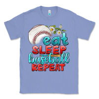 Colony Blue eat sleep baseball repeat Classic Tee - texasbilliewilder