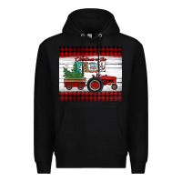 Black christmas on the farm tractor Premium Hoodie - Jasminsmagicworld