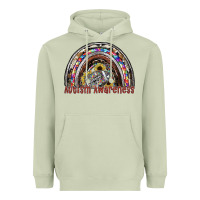 Matcha autism avareness football Heavyweight Hoodie - SublimationCraftShop