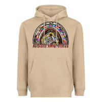 Mushroom autism avareness football Heavyweight Hoodie - SublimationCraftShop