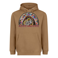 Toasted Coconut autism avareness football Heavyweight Hoodie - SublimationCraftShop