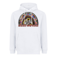 White autism avareness football Heavyweight Hoodie - SublimationCraftShop