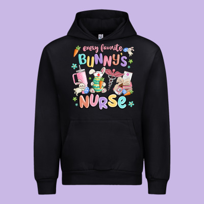 Every Favorite Bunnys Nurse Urban Hoodie Designed By Maliassmallbusiness