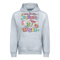 Heather Grey every favorite bunnys nurse Urban Hoodie - MaliasSmallBusiness