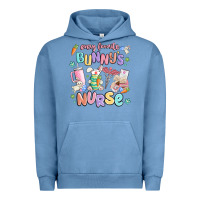 Pigment Pebble Blue every favorite bunnys nurse Urban Hoodie - MaliasSmallBusiness