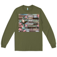 Army Green pray big worry small trust god Long Sleeve Tee - MaliasSmallBusiness
