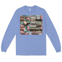 Colony Blue pray big worry small trust god Long Sleeve Tee - MaliasSmallBusiness