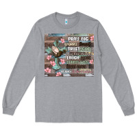 Heather Grey pray big worry small trust god Long Sleeve Tee - MaliasSmallBusiness