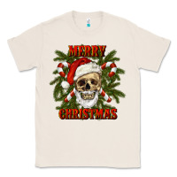 Natural Merry Christmas Classic Tee - RanaPortraitStore