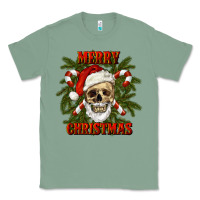 Sage Merry Christmas Classic Tee - RanaPortraitStore