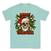 Seafoam Merry Christmas Classic Tee - RanaPortraitStore