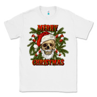 White Merry Christmas Classic Tee - RanaPortraitStore