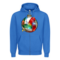 True Royal christmas  volleyball Zipper Hoodie - Zillion Design Studio