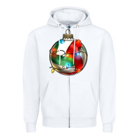 White christmas  volleyball Zipper Hoodie - Zillion Design Studio