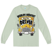 Matcha worlds greatest school bus driver Long Sleeve Tee - MaliasSmallBusiness