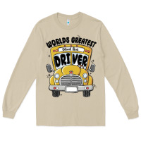 Worlds Greatest School Bus Driver Long Sleeve Tee | Teevron