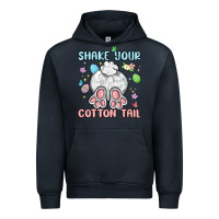 Navy shake your cotton tail Urban Hoodie - MaliasSmallBusiness