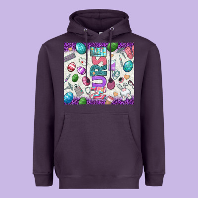 Easter Nurse Tumbler Easter Day Heavyweight Hoodie Designed By Neo Western