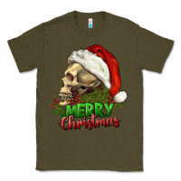 Army Green Merry Christmas Classic Tee - RanaPortraitStore