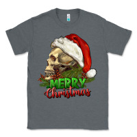 Charcoal Heather Merry Christmas Classic Tee - RanaPortraitStore