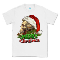 White Merry Christmas Classic Tee - RanaPortraitStore