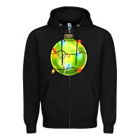 Black christmas  tennis Zipper Hoodie - Zillion Design Studio