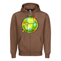 Chestnut christmas  tennis Zipper Hoodie - Zillion Design Studio