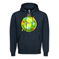 Navy christmas  tennis Zipper Hoodie - Zillion Design Studio
