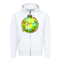 White christmas  tennis Zipper Hoodie - Zillion Design Studio