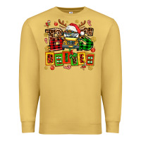 Antique Gold bus driver chrıstmas Premium Sweatshirt - AdoDesignShop