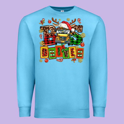 Bus Driver Chrıstmas Premium Sweatshirt Designed By Adodesignshop