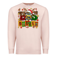 Pale Pink bus driver chrıstmas Premium Sweatshirt - AdoDesignShop