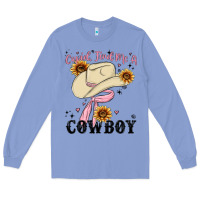 Colony Blue cupid find me a cowboy Long Sleeve Tee - MaliasSmallBusiness