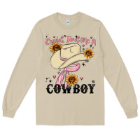 Mushroom cupid find me a cowboy Long Sleeve Tee - MaliasSmallBusiness