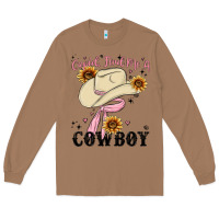 Toasted Coconut cupid find me a cowboy Long Sleeve Tee - MaliasSmallBusiness