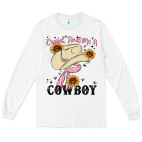 White cupid find me a cowboy Long Sleeve Tee - MaliasSmallBusiness