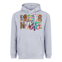 Heather Grey Easter Nurse Easter Day Heavyweight Hoodie - Neo Western