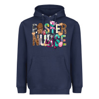 Navy Easter Nurse Easter Day Heavyweight Hoodie - Neo Western