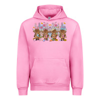 Fuchsia Pink easter day baby highland cow Urban Hoodie - MaliasSmallBusiness