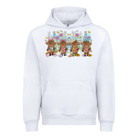 White easter day baby highland cow Urban Hoodie - MaliasSmallBusiness