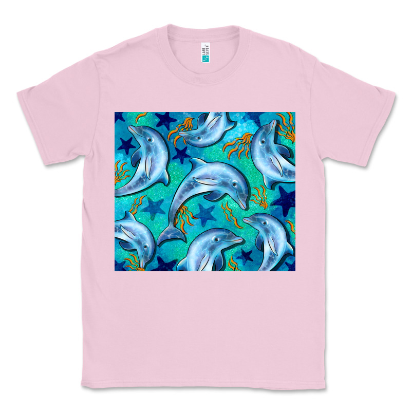 Dolphin Tumbler Classic Tee by BarkalooDesign | Teevron
