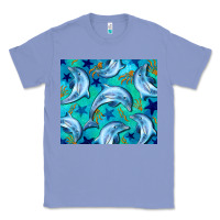 Colony Blue dolphin tumbler Classic Tee - BarkalooDesign