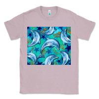 Lilac dolphin tumbler Classic Tee - BarkalooDesign