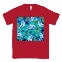 Red dolphin tumbler Classic Tee - BarkalooDesign