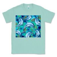 Seafoam dolphin tumbler Classic Tee - BarkalooDesign