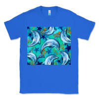 True Royal dolphin tumbler Classic Tee - BarkalooDesign