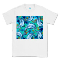 White dolphin tumbler Classic Tee - BarkalooDesign